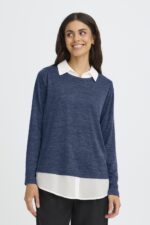 FREmmie PU 1 Knitted 2 in 1 Jumper