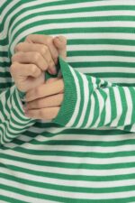 FRMary PU 10 Stripe Jumper - Image 2