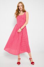 Gigi Gingham Cotton Dress