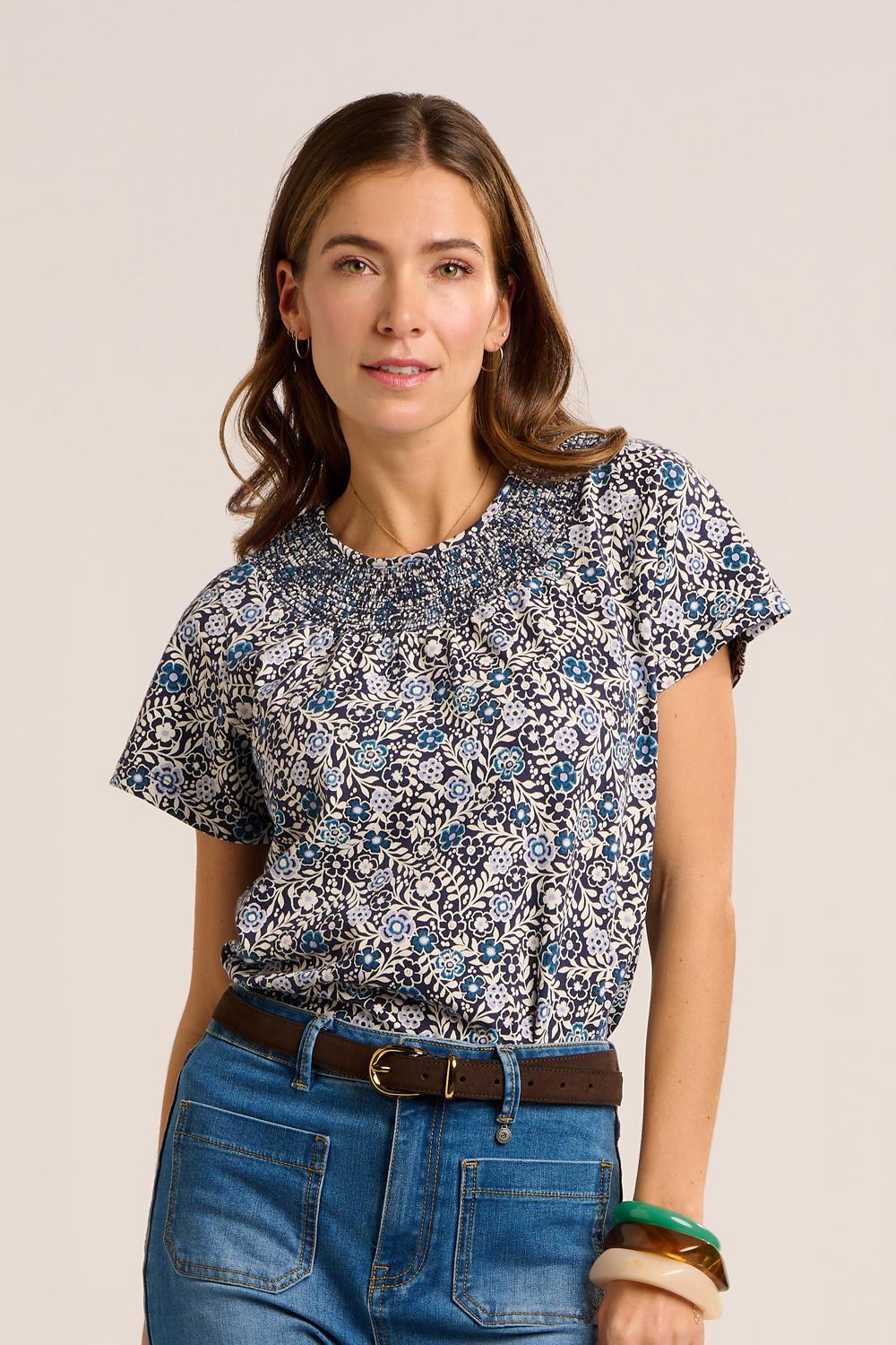 jessica-t-shirt-navy2 Jessica T-Shirt - Image 1