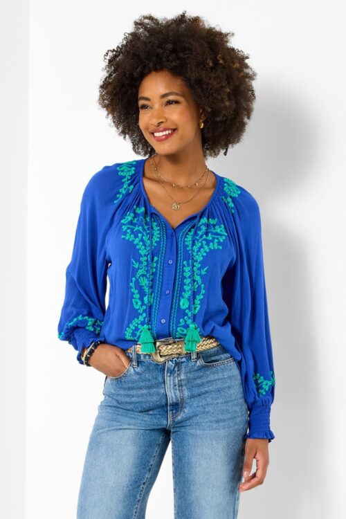 Rebecca Embroidered Top