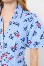 Sasha Stripe Shirt Dress - Image 3