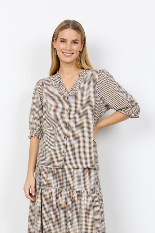 SC-Canelita 2 Check Blouse