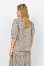 SC-Canelita 2 Check Blouse - Image 3