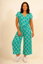 Short Sleeve Gerbera Playsuit