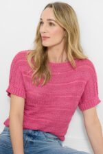 Summer Days Short Sleeve Knitted Jumper