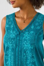 Summer Sun Embroidered Vest - Image 3