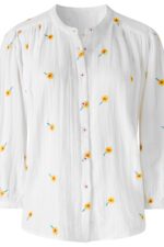 Sunshine Embroidered Cotton Blouse - Image 3