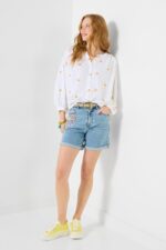 Sunshine Embroidered Cotton Blouse - Image 4