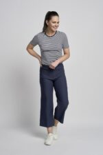 638C Wide Leg Culotte with Button Detail - Image 3