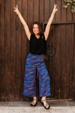 Ameera Cropped Wide Leg Trousers - Image 3