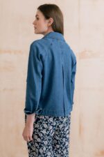 Helen jacket Plain Heavy Denim - Image 4