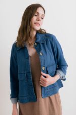 Helen jacket Plain Heavy Denim - Image 6