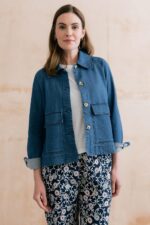 Helen jacket Plain Heavy Denim - Image 2
