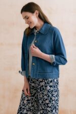 Helen jacket Plain Heavy Denim - Image 5