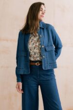 Helen jacket Plain Heavy Denim - Image 3