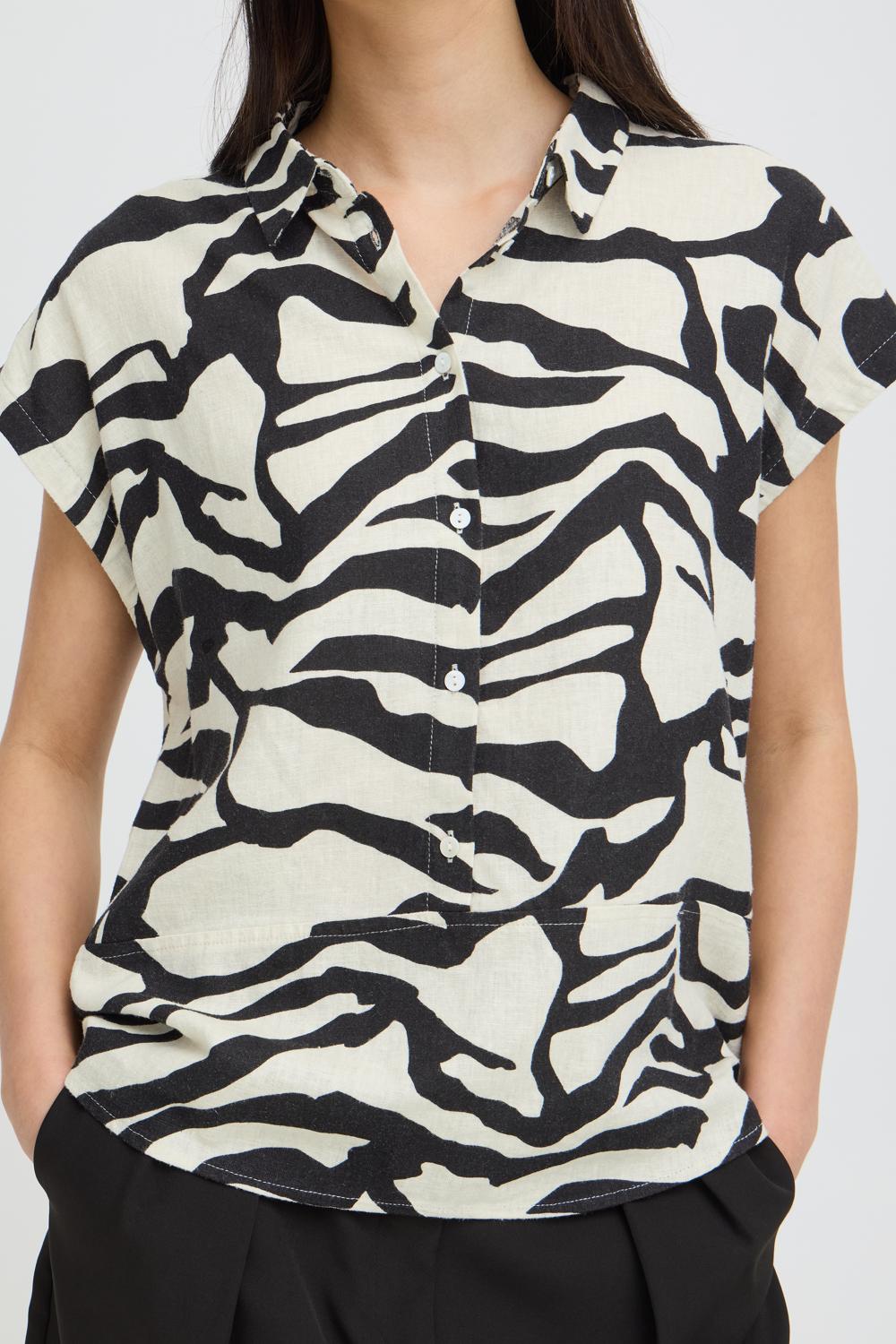 ihlinno-blouse-graphic-animal5 IHLinno SH 3 Shirt - Image 1