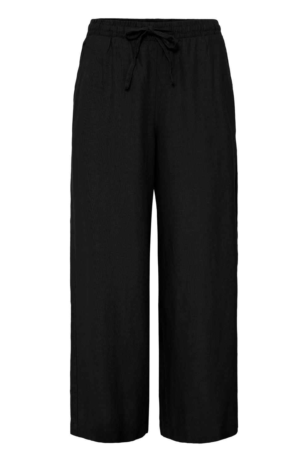 ihlinno-trousers-black1 IHLinno PA CR Wide Leg Trousers - Image 1
