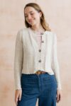 Jasmine Cardigan Fleck Knit