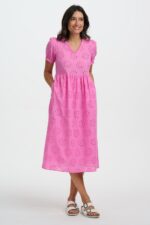 Kim Broderie Anglaise Midi Smock Dress