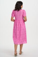 Kim Broderie Anglaise Midi Smock Dress - Image 3