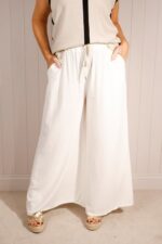 Drawstring Palazzo Pants