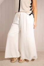 Drawstring Palazzo Pants - Image 2