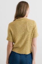 Phoebe Short Sleeved Jacket Linen Cotton Blend - Image 6