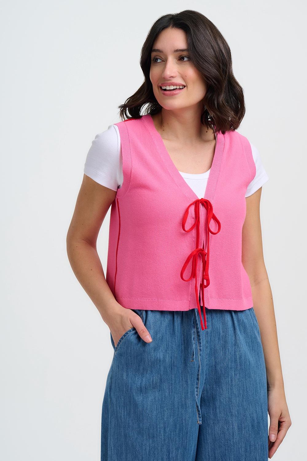 zina-knit-vest-pink2 Zina Knit Vest - Image 1