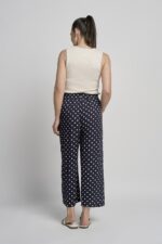 619C Wide Leg crinkle Viscose Culotte - Image 4