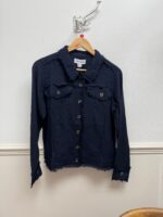 Essentials Frayed Edge Jacket - Image 2