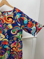 Contemporary Retro Paisley Printed Dress - Image 6