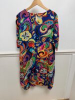 Contemporary Retro Paisley Printed Dress - Image 7