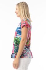 Scooter V Neckline Contemporary Top - Image 2