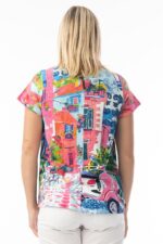 Scooter V Neckline Contemporary Top - Image 3