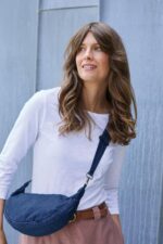 Crossbody Bag Linen Denim - Image 3