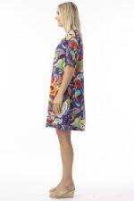 Contemporary Retro Paisley Printed Dress - Image 2