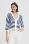 FRMary Car 4 Stripe Cardigan