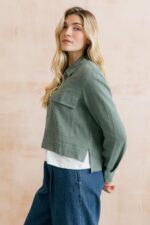 Grasslands Plain Linen Jacket - Image 2