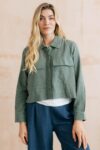 Grasslands Plain Linen Jacket