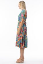 Malvinas Godet Short Sleeve Dress - Image 3