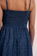 Mari Ikat Printed Midi Dress - Image 4