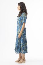 Miramar Godet Short Sleeve Dress - Image 2