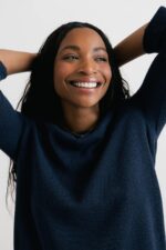 Olive Shirt Jumper Navy - Image 3