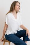 Orchard Plain Linen Top