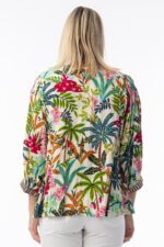 Ovahe V Neck Printed Top - Image 3