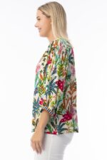 Ovahe V Neck Printed Top - Image 2