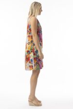 Printed Contemporary Sleeveless Dress - Image 2