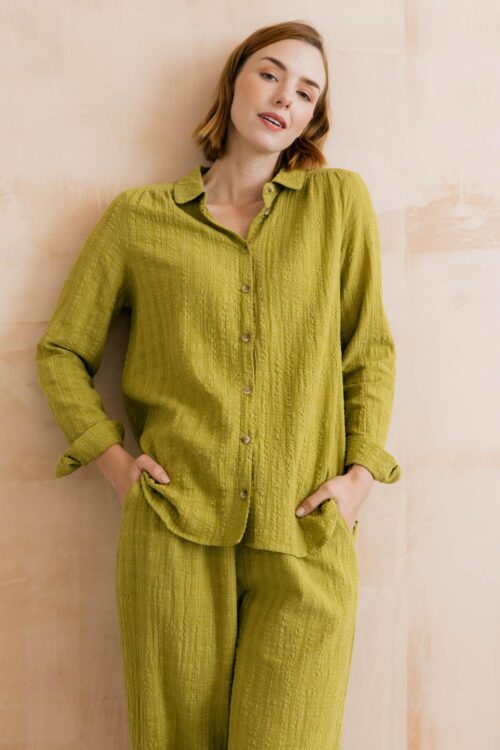 Savannah Textured Seersucker Shirt