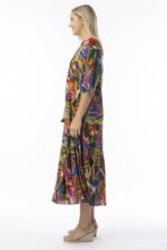 Torgua Maxi Print Dress - Image 2